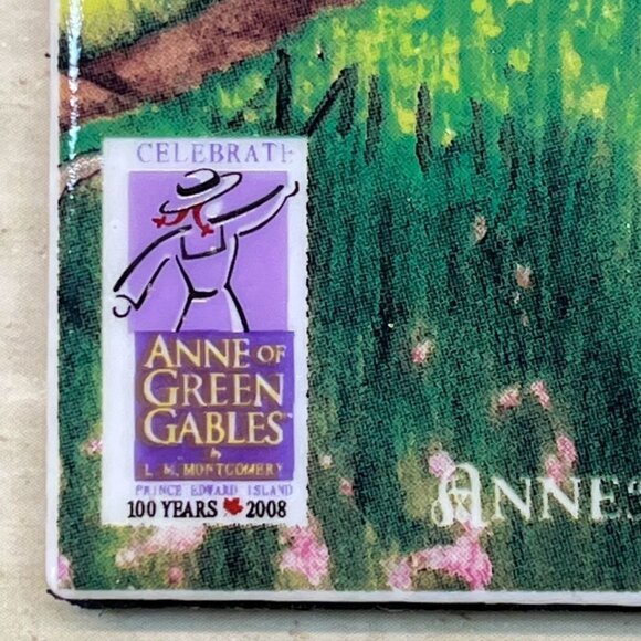 Anne Of Green Gables Porcelain Coaster Kindred Spirits Collection Tile - Picture 3 of 6